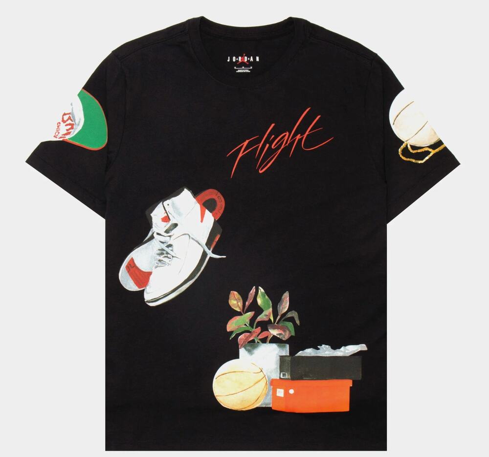 Air Jordan Artist Series by Jacob Rochester T-Shirt White DQ7378-010 Size XXL